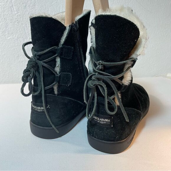Ugg Koolaburra shazi black short boots size 11 - Picture 3 of 6